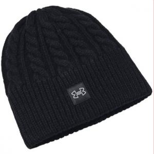 Шапка Under Armour Halftime Cable Knit Beanie чорний Жін